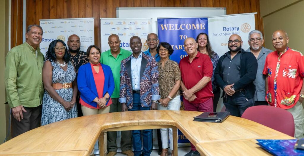 Members attending the establishment of the Trinidad and Tobago Chapter of the Rotary Fellowship of Wildlifers for Conservation