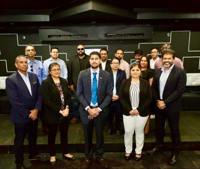 Board members of the Supermarket Association of Trinidad and Tobago in 2022